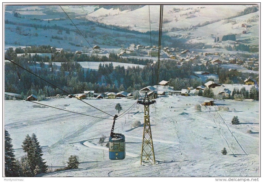 Haute  Savoie :  MEGEVE  : Vue     Années  60 - Megève