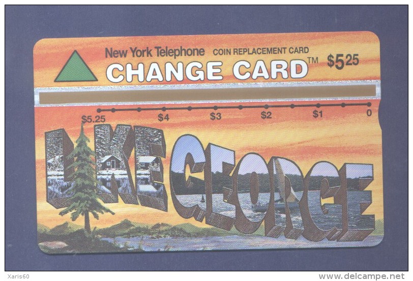 USA-NL-15 "Lake George" CN:310B Unused - [1] Holographic Cards (Landis & Gyr)