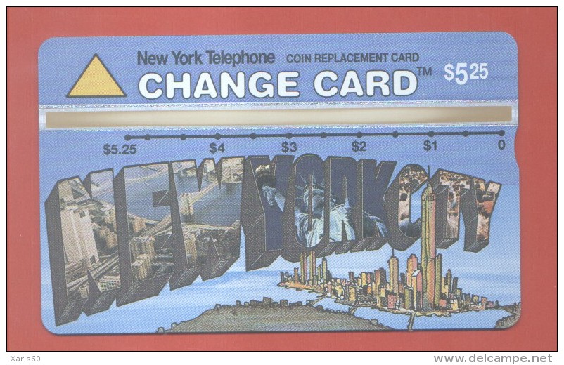 USA-NL-17 "New York City" CN:310D Unused - [1] Holographic Cards (Landis & Gyr)