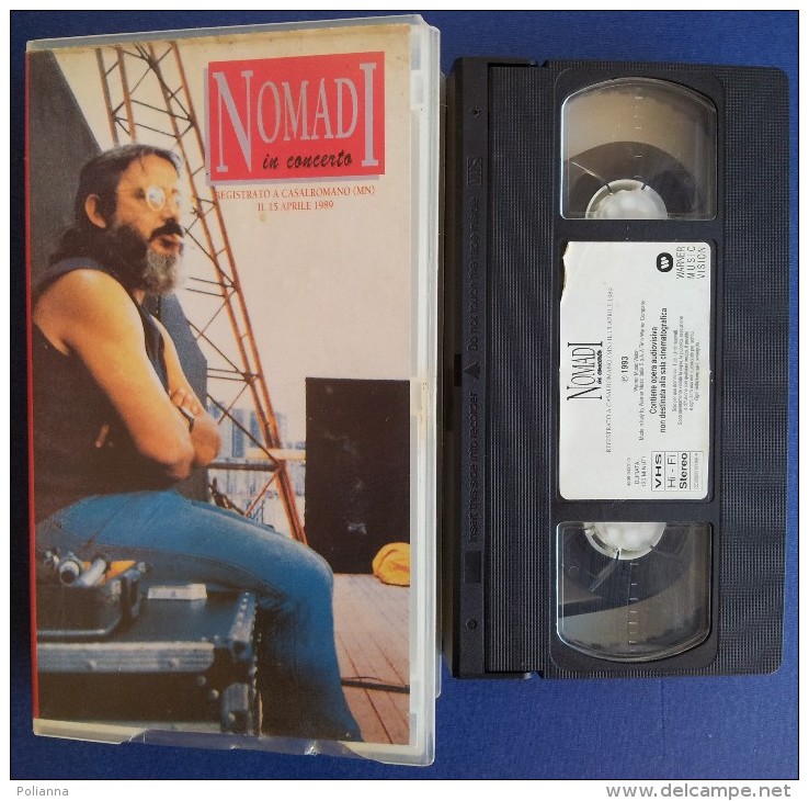 M#0N50 VHS NOMADI IN CONCERTO - CASALROMANO (MANTOVA) 1989 - Concert En Muziek