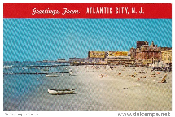 New Jersey Atlantic City Greetings From Atlantic City - Paterson