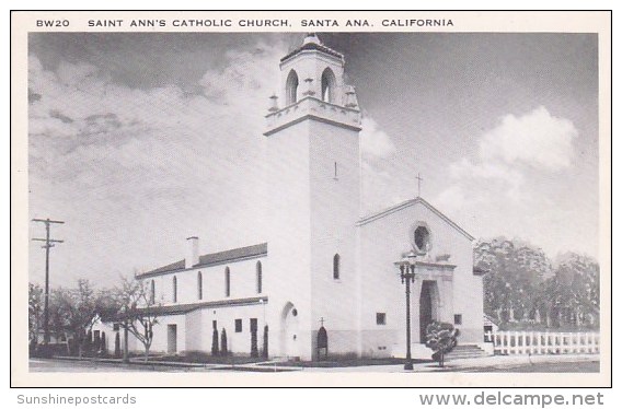California Santa Ana Saint Ann's Catholic Church - Santa Ana