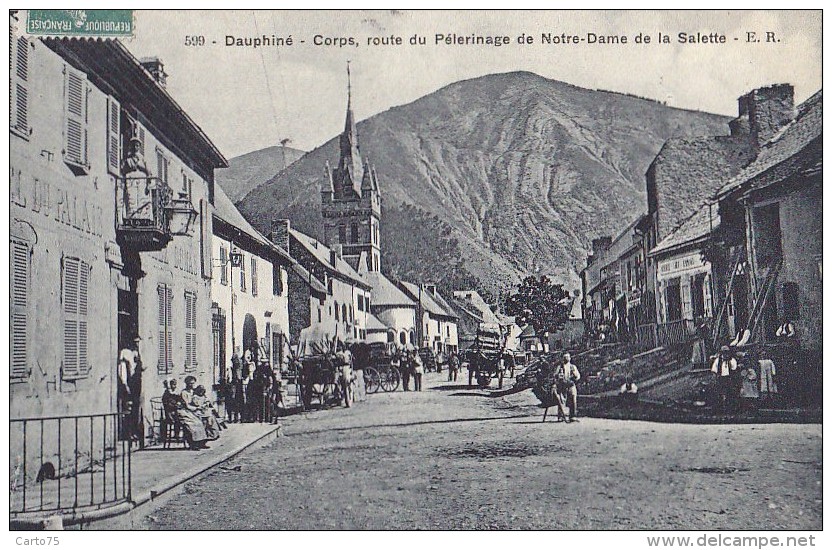 Corps 38 - Ville Route Vers La Salette - Corps