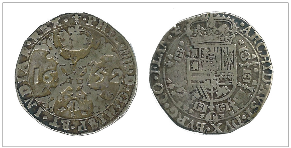 N2093 - Flandre: Philippe IV: Patagon 1652, Bruges - Autres & Non Classés