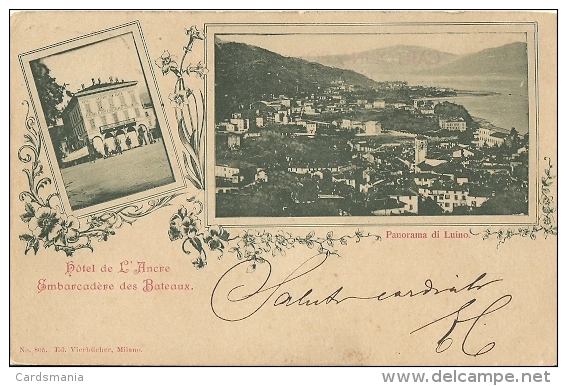 Luino(Varese)-Vedutine-1900 - Luino