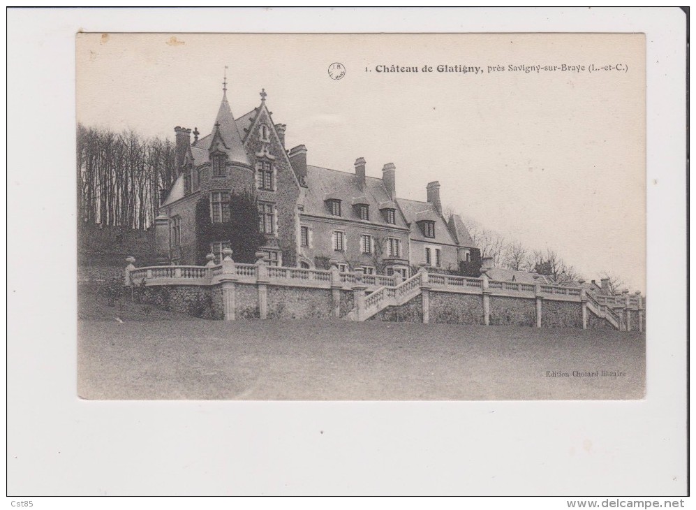 CPA - Chateau De Glatigny , Près Savigny Sur Braye - Altri & Non Classificati