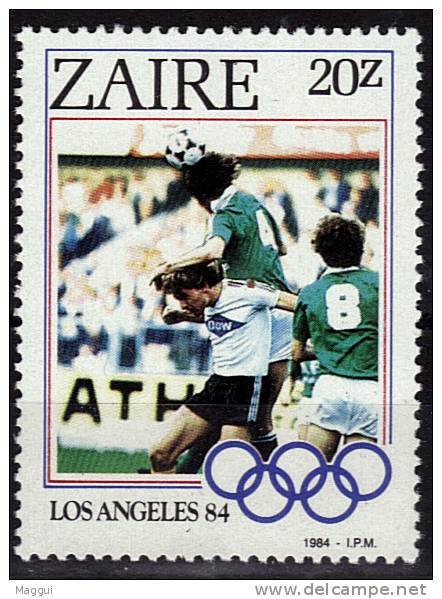 ZAIRE    N°  1173   * *   Jo 1984   Football  Soccer Fussball - Neufs