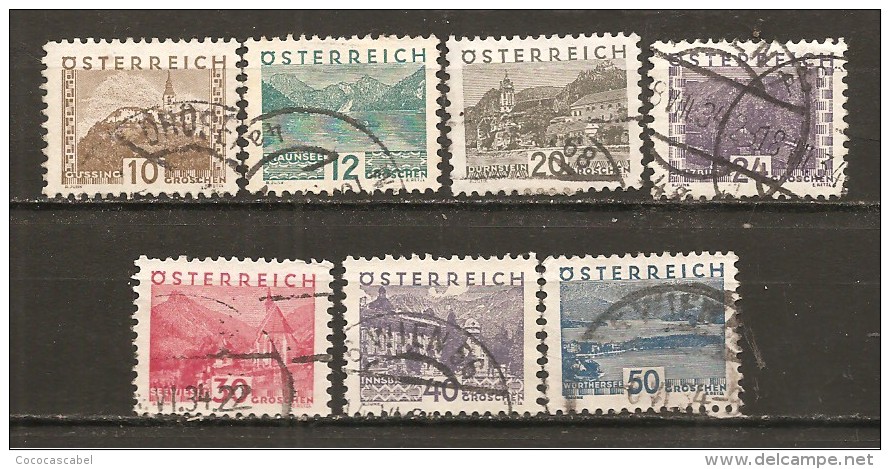 Austria Nº Yvert  405-06, 408, 410, 412, 416 (Usado) (o). - Used Stamps