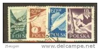 POLAND 1956 MICHEL 966-969  SET  USED /zx/ - Used Stamps