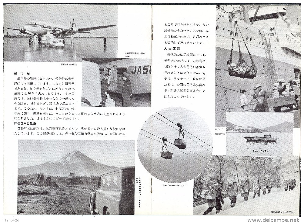 LANV3/ PSEUDO- JAPON PETITE HISTOIRE DE LA POSTE DEPUIS 90 ANS - BROCHURE DE 20 PAGES ED. 1961 - Sonstige & Ohne Zuordnung