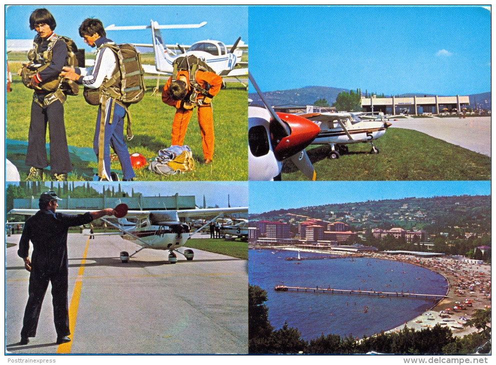 EX.YU. Slovenia. Portoroz. The Secovlje Aerodrom.. - Aerodrome