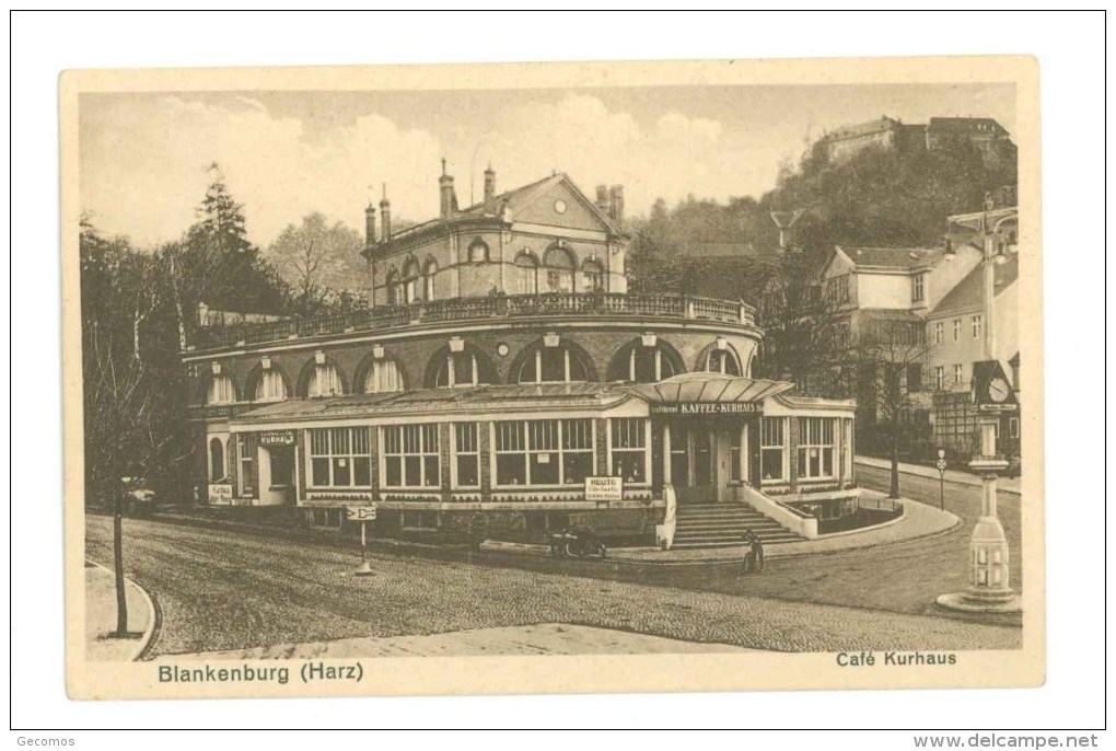 Blankenburg (Harz) -  Cafe Kurhaus - Blankenburg