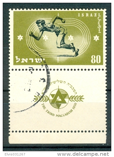 Israel - 1950, Michel/Philex No. : 41,  - USED - *** - Full Tab - Oblitérés (avec Tabs)