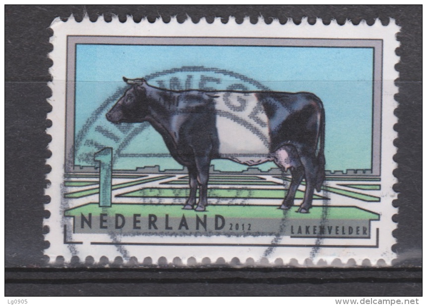 NVPH Netherlands Nederland Niederlande Pays Bas Holanda Nr 2976 Used ; Koe Cow La Vache Vaca Lakenvelder 2012 - Koeien