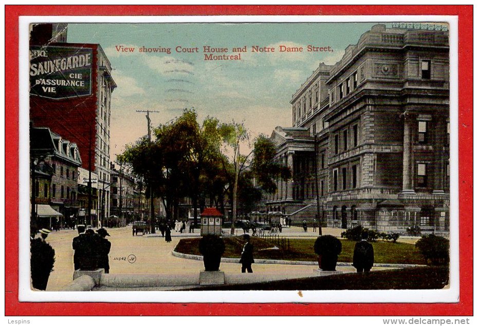 CANADA --  MONTREAL -- - View Showing  Court House - Montreal