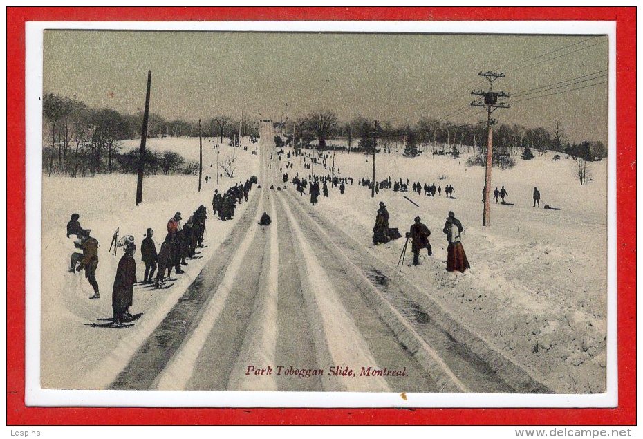 CANADA --  MONTREAL --  Park Toboggan Slide - Montreal