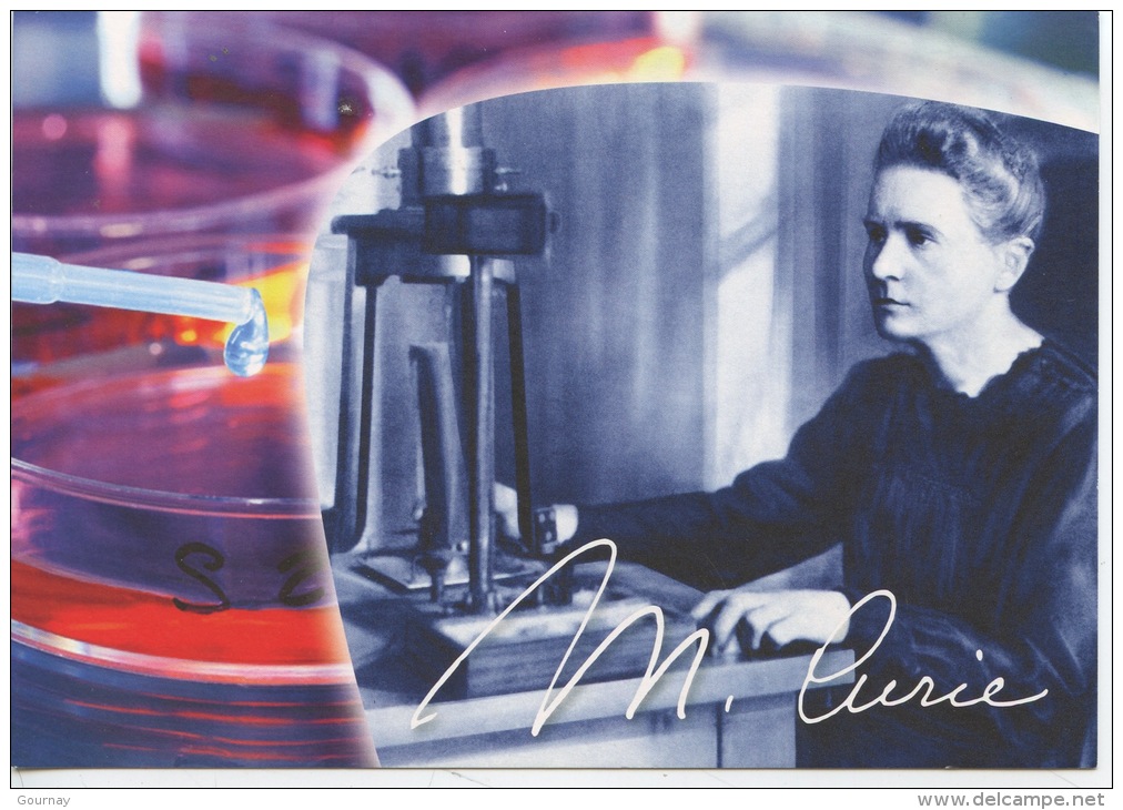 Marie Curie "Je Suis De Ceux Qui Pensent Que La Science A Une Grande Beauté" (Institut) CP Neuve - Premio Nobel