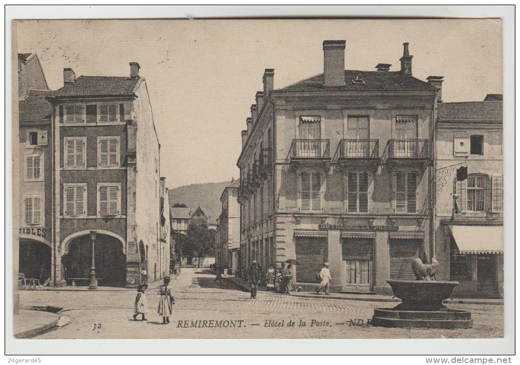 CPA REMIREMONT (Vosges) - Hôtel De La Poste - Remiremont