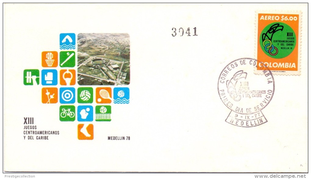 COLOMBIA FDC MEDELLIN 1978(F160113) - Altri & Non Classificati