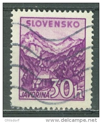 SLOVENSKO 1944: Mi 145 / YT 115, O - FREE SHIPPING ABOVE 10 EURO - Usados