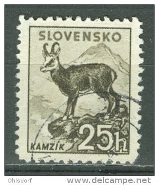 SLOVENSKO 1940: Mi 74 / YT 42, O - FREE SHIPPING ABOVE 10 EURO - Gebraucht