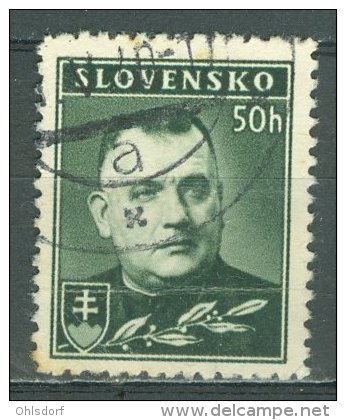 SLOVENSKO 1939: Mi 67 / YT 44, O - FREE SHIPPING ABOVE 10 EURO - Gebraucht