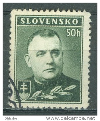 SLOVENSKO 1939: Mi 67 / YT 44, O - FREE SHIPPING ABOVE 10 EURO - Gebruikt