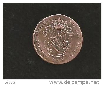 : Belgique - LEOPOLD I - 2 Centimes 1863 - 2 Centimes