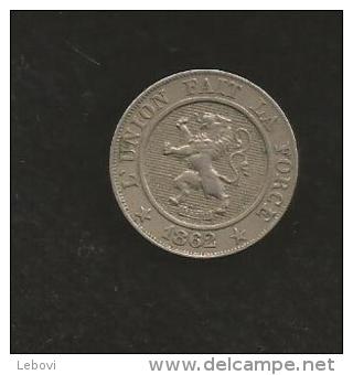 Belgique - LEOPOLD I - 10 Centimes 1862 - 10 Centimes