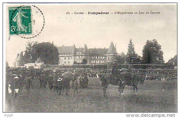 POMPADOUR - L' Hippodrome Un Jour De Courses  ..  (84757) - Other & Unclassified