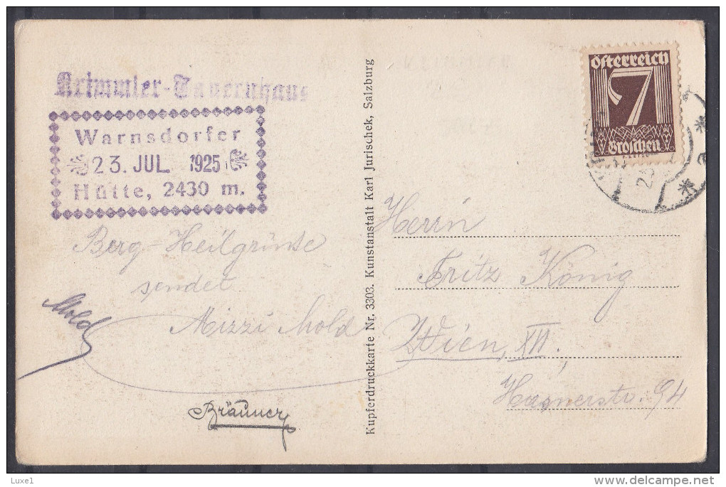 AUSTRIA ,  KRIMMLER ACHENTAL ,   OLD  POSTCARD - Krimml