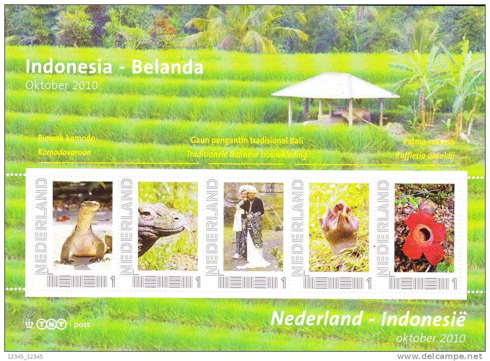 Nederland 2010  Postfris MNH Indonesia-Belanda - Francobolli Personalizzati