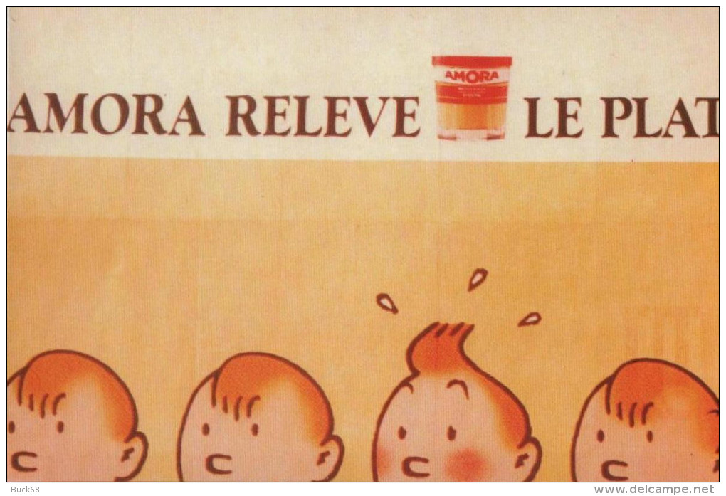 Carte Tintin Kuifje Tim : ELYSA 09/21 Amora Relève Le Plat (fictif Hergé) - Bandes Dessinées