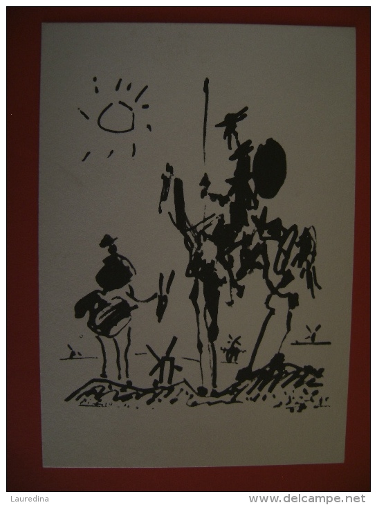 CPM ILLUSTRATEUR PICASSO -  DON QUICHOTTE - Picasso