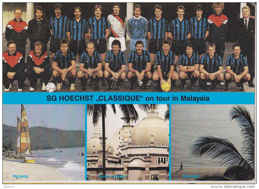 FRANKFURT - SG HOECHST ON TOUR IN MALAYSIA 1988 - FOOTBALL - FUSSBALL - Frankfurt A. Main