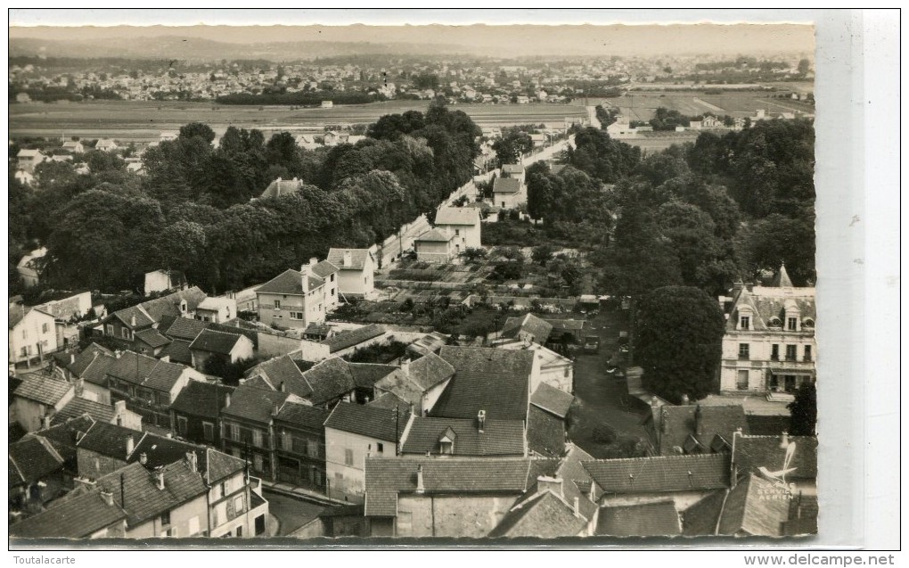 CPSM 95 LE PLESSIS BOUCHARD LA RUE DU GROS NOYER - Le Plessis Bouchard