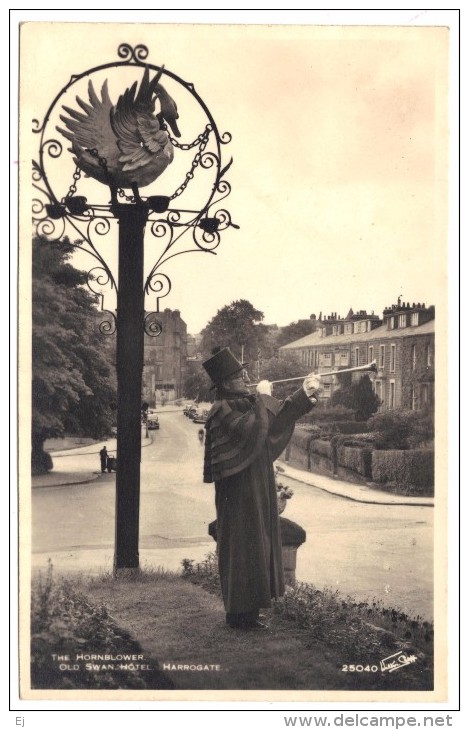 The Hornblower, Old Swan Hotel, Harrogate Real Photo Postcard - Walter Scott - Unused - Harrogate