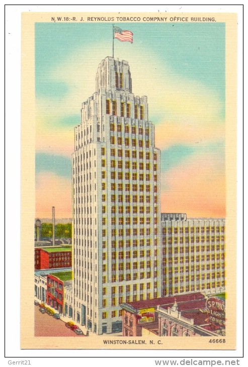 USA - NORTH CAROLINA - WINSTON-SALEM, Reynolds Tobacco Company Office Building - Winston Salem