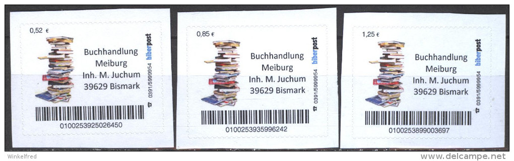 Biber Post 3 Mkn Buchhandlung Meiburg 0,52-0,85-1,25 - Privatpost