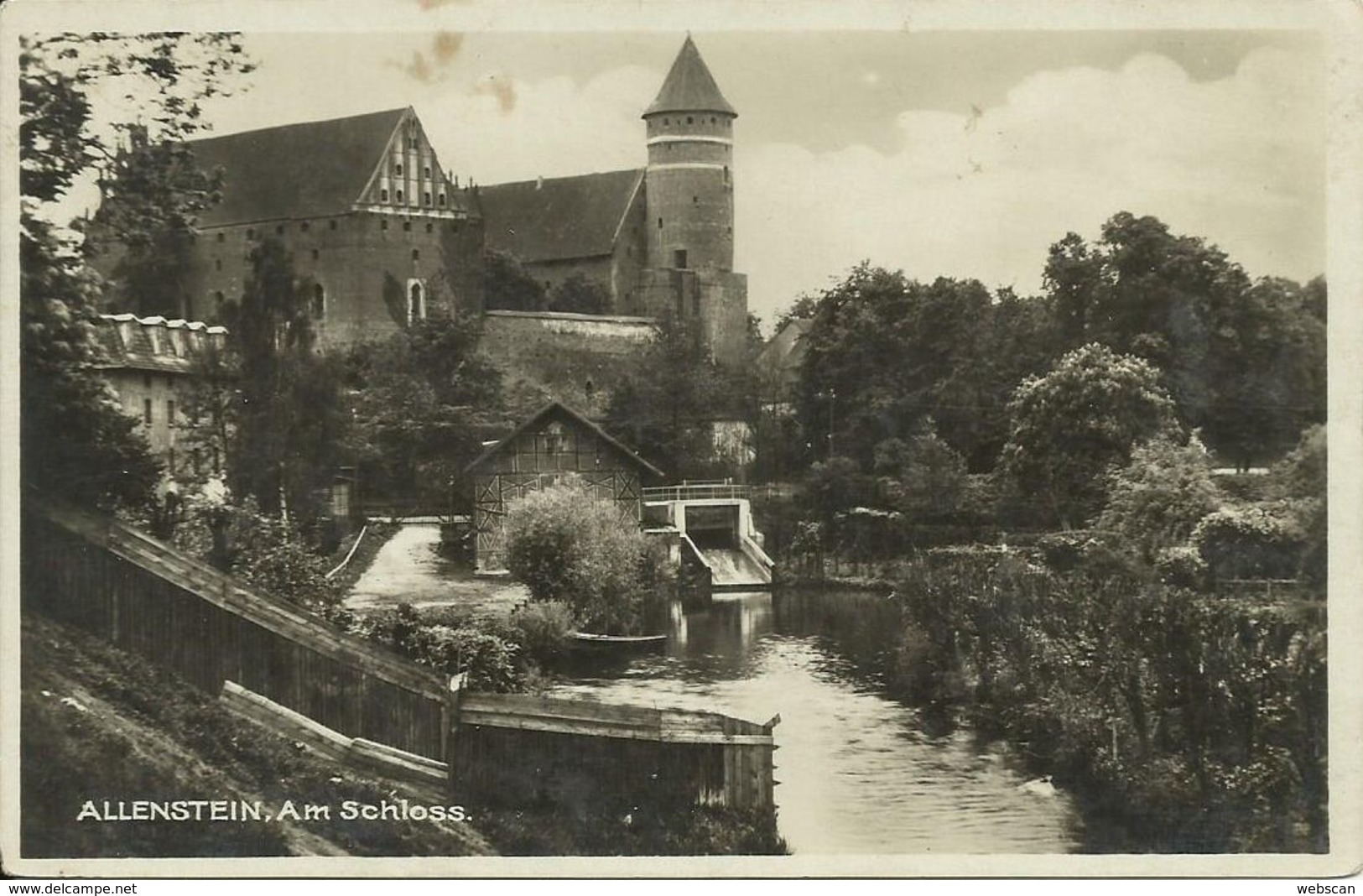 AK Allenstein Olsztyn Am Schloss Foto-AK ~1931 #02 - Ostpreussen