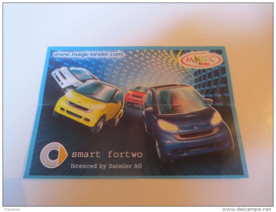 KINDER SURPRISE : Variante BPZ  TT  N° 089 - Istruzioni