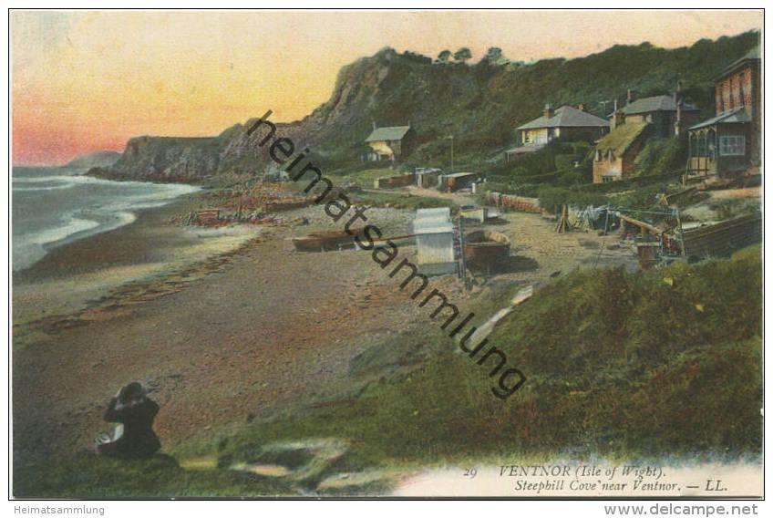 Isle Of Wight - Ventnor - Steephill Cove' Near Ventnor Ca. 1905 - Ventnor