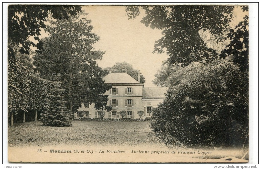 CPA 94 MANDRES LA FRAIZIERE ANCIENNE RESIDENCE DE FRANCOIS COPPEE - Mandres Les Roses