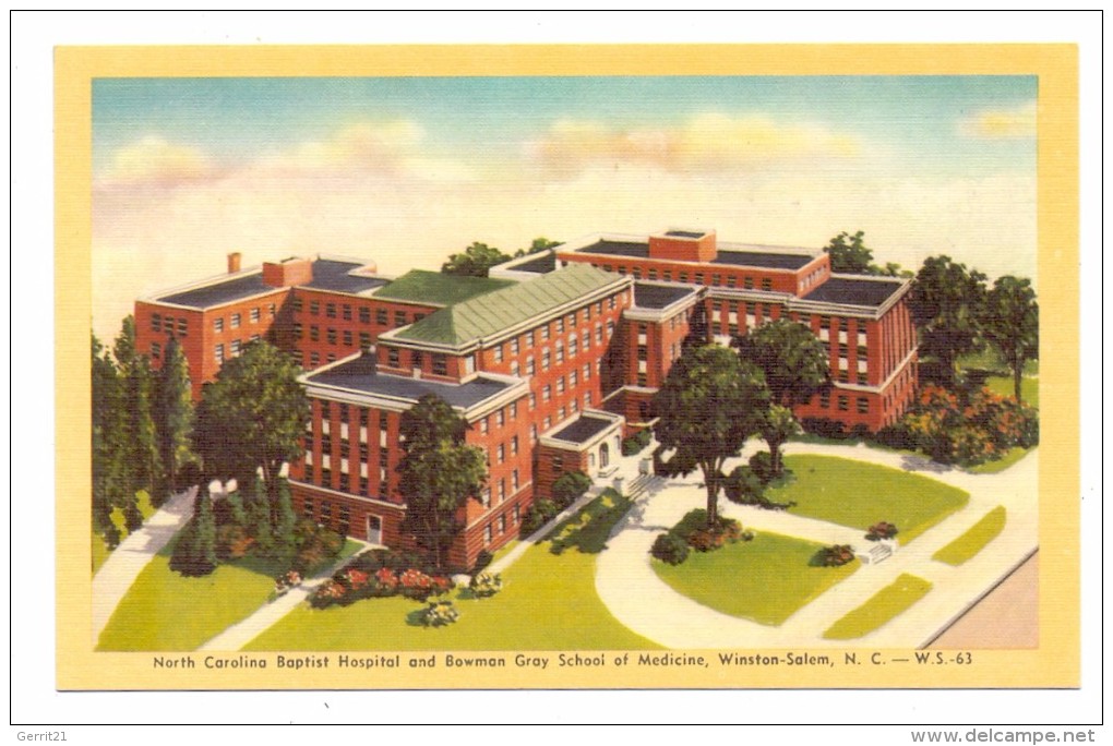 USA - NORTH CAROLINA - WINSTON-SALEM, Baptist Hospital - Winston Salem