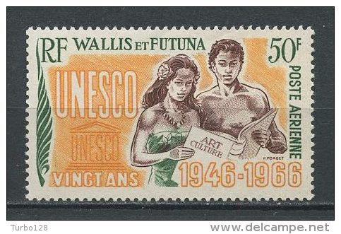 WALLIS FUTUNA 1966 PA N° 28** Neuf = MNH  Cote 6,10€. Superbe UNESCO - Nuovi