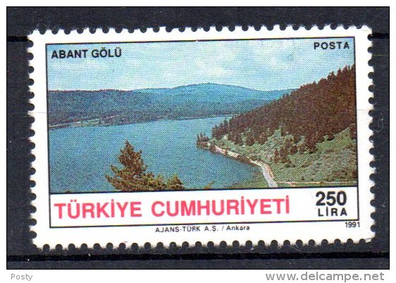 TURQUIE - TURKEY - LAC DE ABANT - Lira 250 - 1991 - - Neufs