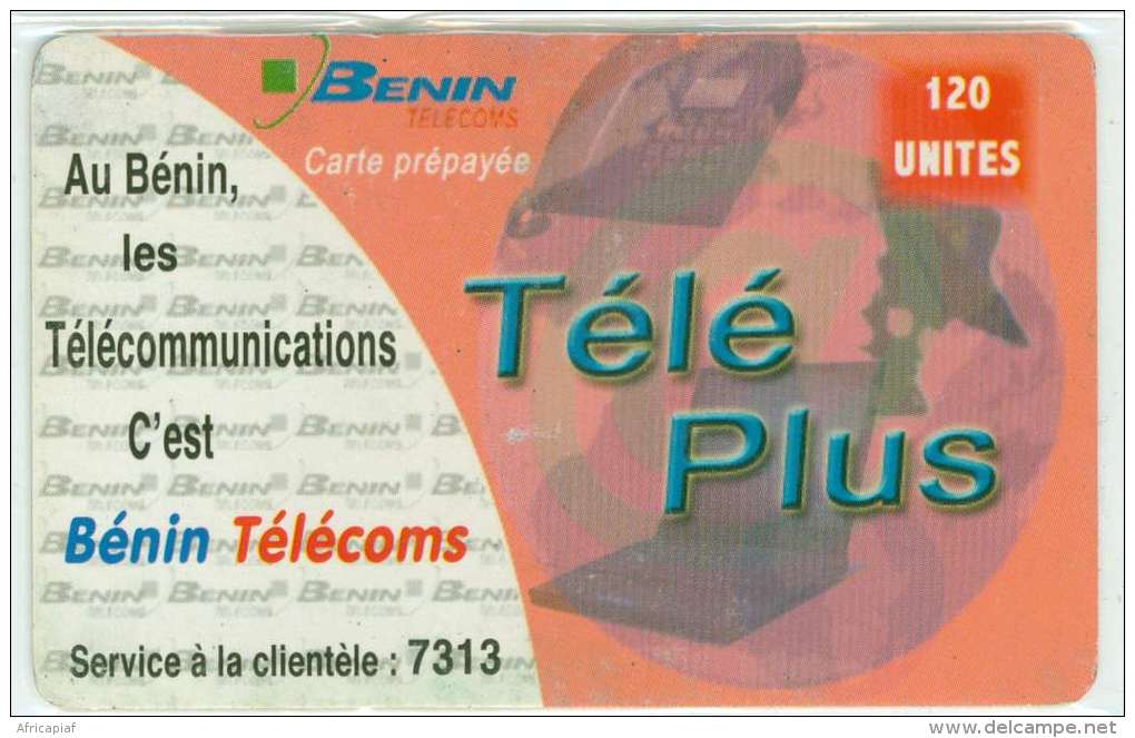 BENIN RECHARGE BENIN TELECOM 120U TELE PLUS - Bénin