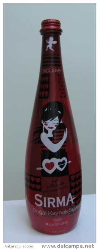 AC - SIRMA WATER VALENTINE'S DAY 14TH FEBRUARY 2016 LIMITED EDITION 750 Ml SHRINK WRAPPED GLASS WATER BOTTLE NEW SEALED - Sonstige & Ohne Zuordnung