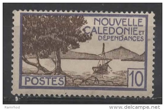 NEW CALEDONIA 1928 Pointe Des Paletuviers -10c. - Brown And Lilac MH - Nuevos