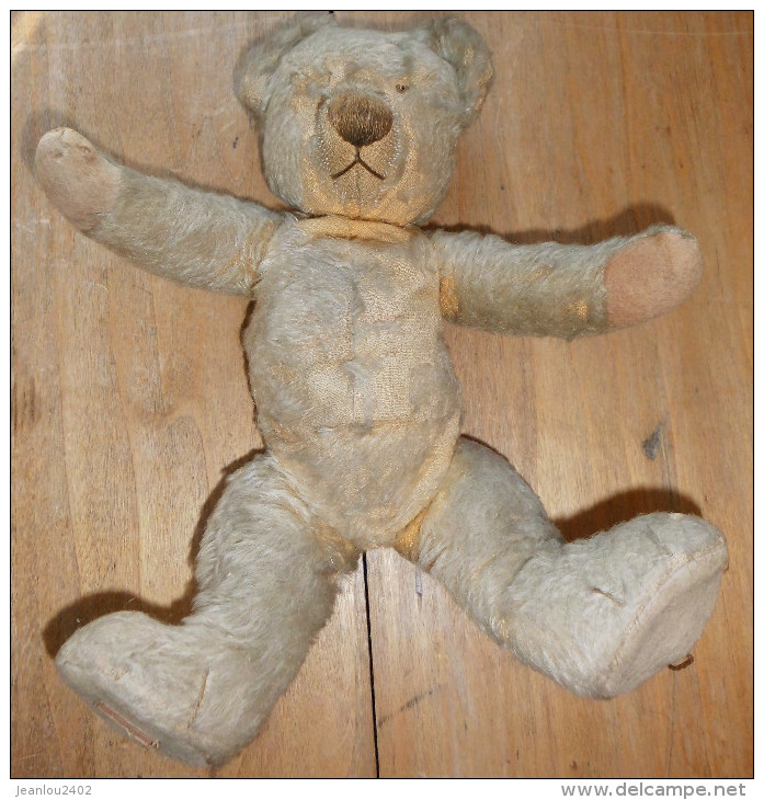 TEDDY - TRES VIEL OURSON EN PAILLE - Orsi